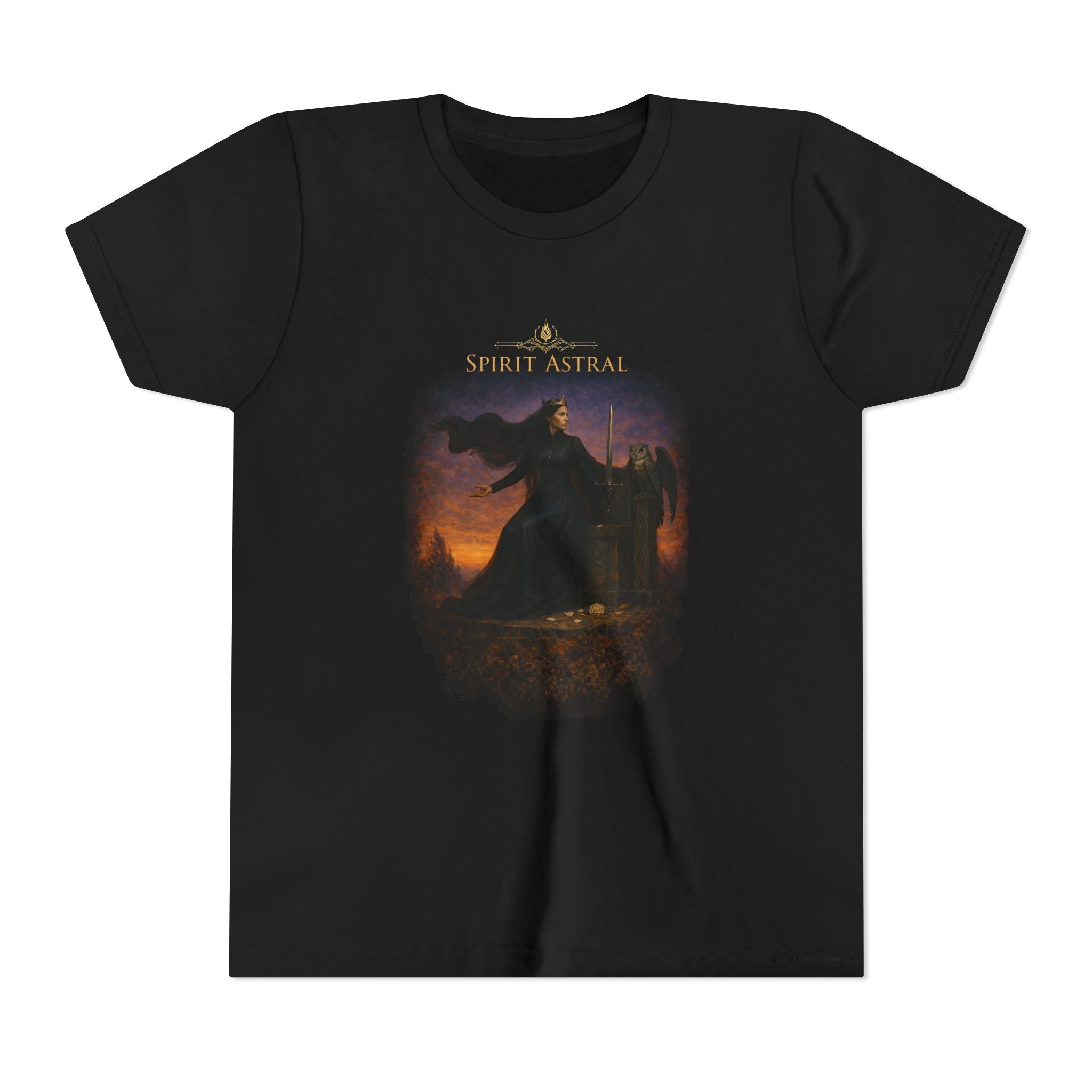 Spirit Astral Youth Tee — Queen of Swords